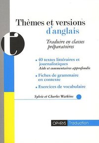 Thèmes et versions d'anglais 