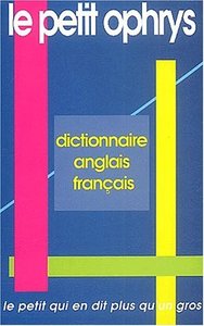 Le petit Ophrys - Dictionnaire anglais-français