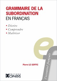 Grammaire de la subordination en français