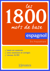 Les 1800 mots de base en espagnol