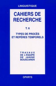 Travaux de l'équipe de Janine Bouscaren