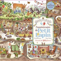 PROMENONS-NOUS DANS LES BOIS - L'ANNIVERSAIRE DE PETIT LAPIN - PUZZLE DE 100 PIECES