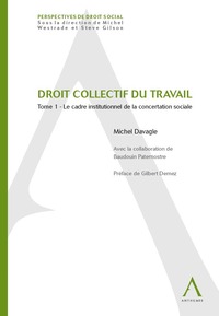 DROIT COLLECTIF DU TRAVAIL - VOL01 - LE CADRE INSTITUTIONNEL DE LA CONCERTATION SOCIALE