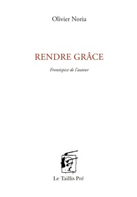 Rendre Grâce