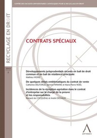 CONTRATS SPÉCIAUX