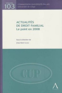 ACTUALITÉS DE DROIT FAMILIAL