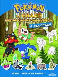 Le grand cherche et trouve d'Alola à colorier