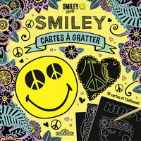 Smiley - Cartes à gratter - Peace and Love