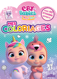 CRY BABIES - MON LIVRE DE COLORIAGES (AVEC STICKERS)