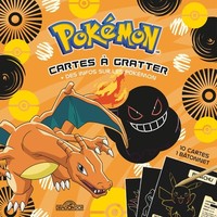 Pokémon - Cartes à gratter + des infos sur les Pokémon (Dracaufeu)