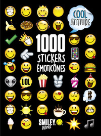 1000 STICKERS EMOTICONES - COOL ATTITUDE