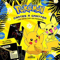 Pokémon - Cartes à gratter avec des infos sur les Pokémon