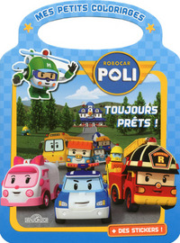 Robocar Poli Mes petits coloriages - Toujours prêts !