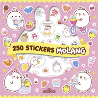 MOLANG - 250 AUTOCOLLANTS KAWAI