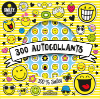 SMILEY - 300 AUTOCOLLANTS 100% SMILEY