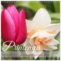 Printemps toute l'année (Calendrier mural carré 2026 30x30 cm) Calendrier double avec une page pour vos prises de notes