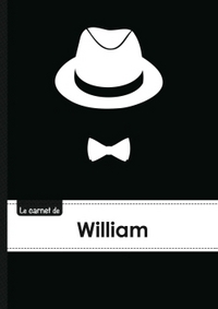 Le carnet de William - Lignes, 96p, A5 - Chapeau et N ud papillon