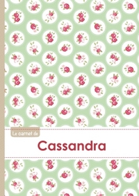 Le carnet de Cassandra - Lignes, 96p, A5 - Roses Tea time