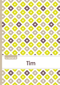 Le carnet de Tim - Lignes, 96p, A5 - Carré Poussin Gris Taupe