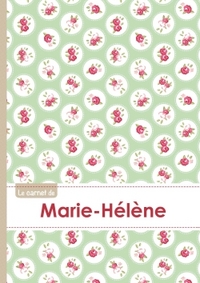 Le carnet de Marie-Hélène - Lignes, 96p, A5 - Roses Tea time