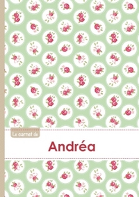 Le carnet d'Andréa - Lignes, 96p, A5 - Roses Tea time