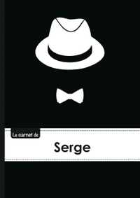 Le carnet de Serge - Lignes, 96p, A5 - Chapeau et N ud papillon