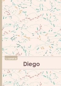 Le carnet de Diego - Lignes, 96p, A5 - Poissons