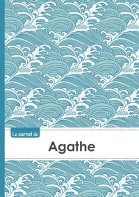 Le carnet d'Agathe - Lignes, 96p, A5 - Vague Japonaise