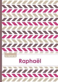 Le carnet de Raphaël - Lignes, 96p, A5 - Motifs Violet Gris Taupe