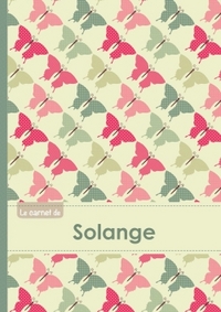 CARNET SOLANGE LIGNES,96P,A5 PAPILLONSVINTAGE