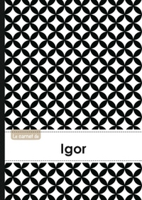Le carnet d'Igor - Lignes, 96p, A5 - Ronds Noir et Blanc