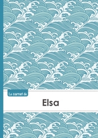 Le carnet d'Elsa - Lignes, 96p, A5 - Vague Japonaise
