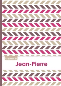 Le carnet de Jean-Pierre - Lignes, 96p, A5 - Motifs Violet Gris Taupe