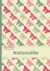 Le carnet de Natanaëlle - Lignes, 96p, A5 - Papillons Vintage