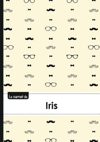 Le carnet d'Iris - Lignes, 96p, A5 - Moustache Hispter