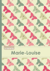 Le carnet de Marie-Louise - Lignes, 96p, A5 - Papillons Vintage