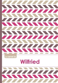 Le carnet de Wilfried - Lignes, 96p, A5 - Motifs Violet Gris Taupe