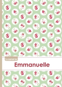 Le carnet d'Emmanuelle - Lignes, 96p, A5 - Roses Tea time