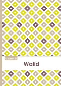 Le carnet de Walid - Lignes, 96p, A5 - Carré Poussin Gris Taupe