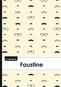 Le carnet de Faustine - Lignes, 96p, A5 - Moustache Hispter