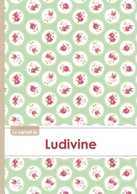 CARNET LUDIVINE LIGNES,96P,A5 ROSESTEATIME