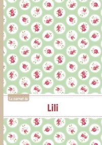 Le carnet de Lili - Lignes, 96p, A5 - Roses Tea time