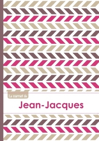 Le carnet de Jean-Jacques - Lignes, 96p, A5 - Motifs Violet Gris Taupe