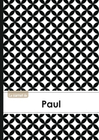 CARNET PAUL LIGNES,96P,A5 RONDSNOIRETBLANC