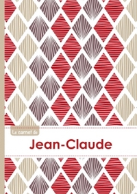 Le carnet de Jean-Claude - Lignes, 96p, A5 - Pétales Japonaises Violette Taupe Rouge