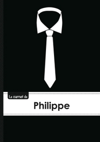 CARNET PHILIPPE LIGNES,96P,A5 CRAVATE