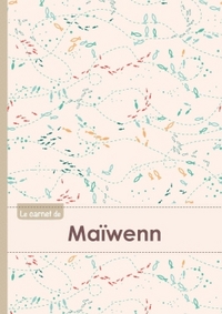 CARNET MAIWENN LIGNES,96P,A5 POISSONS