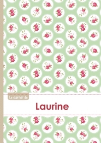 Le carnet de Laurine - Lignes, 96p, A5 - Roses Tea time