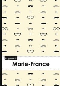 Le carnet de Marie-France - Lignes, 96p, A5 - Moustache Hispter