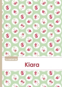 Le carnet de Kiara - Lignes, 96p, A5 - Roses Tea time